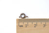 Antique Copper Brass Spring Ring Clasps 6mm Set 50 A8270