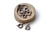 Antique Copper Brass Spring Ring Clasps 6mm Set 50 A8270