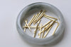 Raw Brass Connecting Rod Bar Link Connector 30mm Set of 100 A8407
