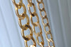 KC Rose Gold Aluminum Curb Chain Flat Unsoldered Links