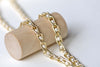 16ft (5m) KC Rose Gold Aluminum Pearl Curb Chain A8316