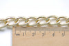 16ft (5m) KC Rose Gold Aluminum Embossed Large Curb Chain A8313