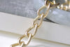 16ft (5m) KC Rose Gold Aluminum Embossed Large Curb Chain A8313