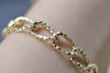 16ft (5m) KC Gold Aluminum Diamond Pattern Oval Chain
