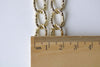 16ft (5m) KC Gold Aluminum Diamond Pattern Oval Chain