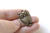 Owl Charms Antique Bronze Pendants 18x28mm Set of 10 A8322
