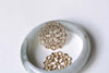 10 pcs Gold Flower Snowflake Connector Charm Embellishment A8342