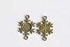 Snowflake Round Base Settings Pendant Tray Connector A8351