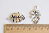 Silver Tree Charms Pendants Back Loop 18x31mm Set of 10 A3547