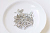 Antique Silver Hummingbird Bird Charms 15x19mm Set of 20 A8426
