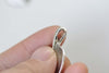 Antique Silver Dainty Leaf Charms Large Hole Set of 10 A8431