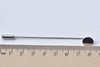 Long Platinum Stick Lapel Pins With 10mm Pad Set of 10 A8424