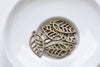 30 pcs Antique Bronze Small Filigree Leaf Charms 12x23mm A8471