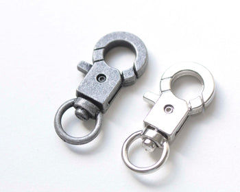 6 pcs Antiqued Bronze/Silver/Platinum Huge Lobster Clasps 18x44mm