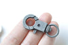 6 pcs Antiqued Bronze/Silver/Platinum Huge Lobster Clasps 18x44mm