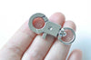 6 pcs Antiqued Bronze/Silver/Platinum Huge Lobster Clasps 18x44mm