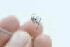 10 pcs Platinum Three Hole Brooch Pin Back Safety Clasp Locking Bar 5x33mm