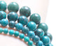 One Strand Peacock Green Turquoise Round Gemstone Beads 4mm-10mm