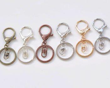 10 pcs Large Keychain Key Ring Clasps