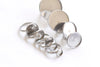 4 pcs Stainless Steel Adjustable Ring Blanks Size 8mm-30mm