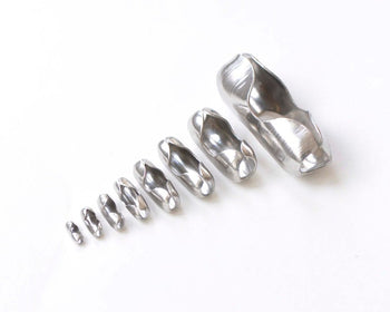 10 pcs 304 Stainless Steel Ball Chain Connectors 1.5mm-12mm