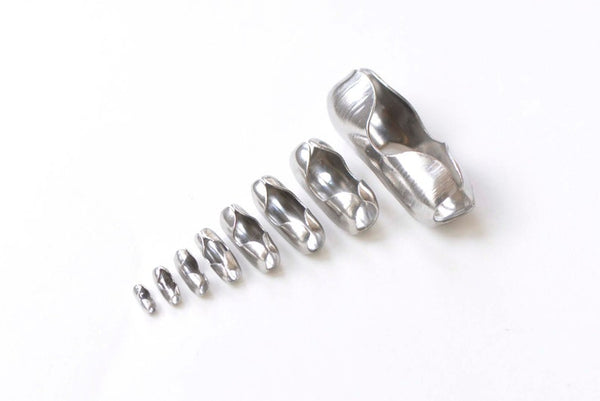 10 pcs 304 Stainless Steel Ball Chain Connectors 1.5mm-12mm