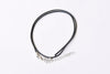 Black Wax Cord Necklaces With Lanyard Hook Spring Coiled End 1.5mm/2mm