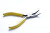 Round Flat Nose Wire-Cutter Jewelry Pliers Yellow Handle Tool for Wire Working