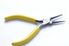 Round Flat Nose Wire-Cutter Jewelry Pliers Yellow Handle Tool for Wire Working