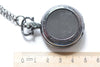 1 PC Gunmetal Black Blank Bezel Pocket Watch Necklace Match 1 inch (25mm) Cabochon
