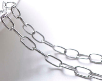 6.6ft (2m) 304 Stainless Steel Oval Chain Link Size 6x9.5mm/6x11.5mm