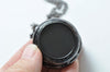1 PC Gunmetal Black Blank Bezel Pocket Watch Necklace Match 1 inch (25mm) Cabochon