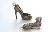 5 pcs of Antique Bronze Lovely High Heel Sandals Shoes Pendants 32x41mm A6022