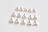 925 Polished Sterling Silver Triangle Geometric Spacer Beads Size 2mm/2.5mm/2.8mm
