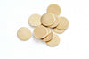 Raw Brass THICK Flat Round Blank Disc Engravable No Hole Tags 6mm/7mm/8mm/10mm/12mm/25mm