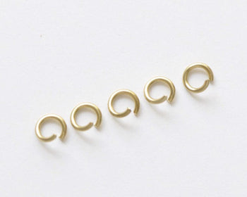 Bulk 1000pcs Raw Brass Jump Rings 3mm/4mm/5mm/6mm/7mm/8mm/9mm/10mm/12mm
