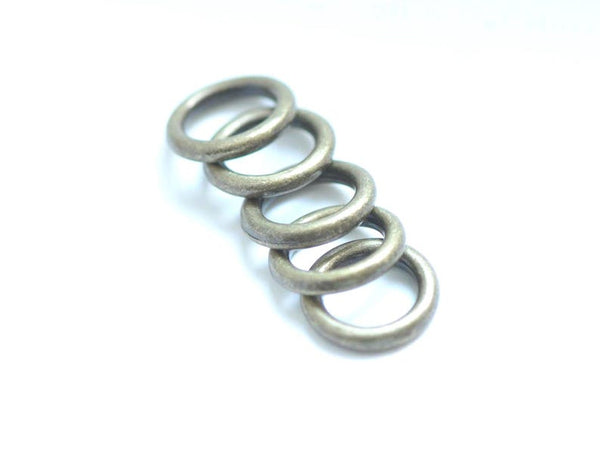 20 pcs Antique Bronze Seamless Rings 2x11mm