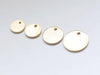 Raw Brass THICK Flat Round Blank Disc Thick Charms 6mm-20mm