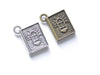 10 pcs Antique Bronze/Silver Classic Book 3D Charms 13.5x15mm