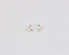 4pcs 925 Sterling Silver Fat Triangle Spacer Beads (2.5mm)