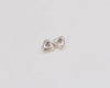 4pcs 925 Sterling Silver Fat Triangle Spacer Beads (2.5mm)