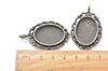 10 pcs of Antique Bronze Oval Cameo Cabochon Base Settings Match 18x25mm Cabochon
