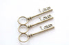 10 pcs of Antique Bronze Key Charms Pendants Huge Size 16x55mm