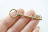 10 pcs of Antique Bronze Key Charms Pendants Huge Size 16x55mm