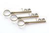 10 pcs of Antique Bronze Key Charms Pendants Huge Size 16x55mm