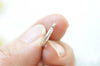 Antique Silver/Gold Wicca Pentagram Charms Circle Pendants 12mm Set of 50