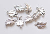 20 pcs of Antique Silver Lovely Leaf Connectors Charms 12x19mm
