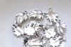 20 pcs of Antique Silver Lovely Leaf Connectors Charms 12x19mm