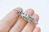 6 pcs of Antique Silver 3D Filigree Lantern Pendant Charms 13x45mm