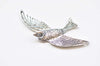 10 pcs Antique Silver Swallow Bird Dove Charms Two Loops 38x72mm